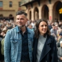 La candidata de Podemos a las elecciones del 29N, Irene Montero, y el cabeza de lista de ERC, Gabriel Rufián.  Lorena Sopêna / Europa Press