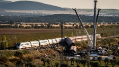 EuropaPress 7877683 vagones descarrilados zona accidente ferroviario urda 29 octubre 2026 urda