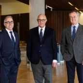 Marc Armengol, Josep Oliú y Cesar Gonzalez-Bueno (Foto Banco Sabadell)