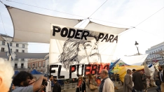 EuropaPress 7877713 decenas personas continuan acampadas puerta sol 29 octubre 2026 madrid
