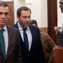 El presidente del Gobierno, Pedro Sánchez, y el ministro de Transportes, Óscar Puente. Eduardo Parra / Europa Press