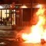 Varias personas causan disturbios tras una concentración de diversos agentes sociales con el lema "Euskal Herrian Faxismoaren Ez!. David de Haro / Europa Press