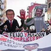 Manifestación de víctimas de la dana