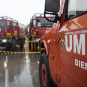Vehículos de laUnidad Militar de Emergencias