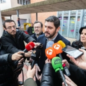 El candidato de VOX al Gobierno de Aragón, Alejandro Nolasco