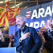 Azcón, tras el escrutinio