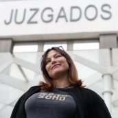 La actriz Elisa Mouliaá