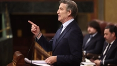 El presidente del Partido Popular, Alberto Núñez Feijóo