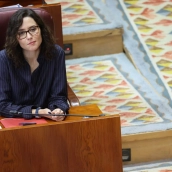 La presidenta de la Comunidad de Madrid, Isabel Díaz Ayuso. 