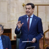 El presidente de Andalucía, Juanma Moreno. El presidente de Andalucía, Juanma Moreno.