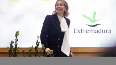 La presidenta de Extremadura, María Guardiola