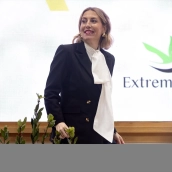 La presidenta de Extremadura, María Guardiola