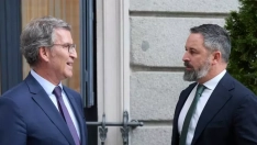 Feijóo y Abascal, en el Congreso