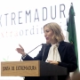 La presidenta de Extremadura, María Guardiola