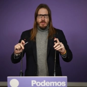 El portavoz de Podemos, Pablo Fernández.
