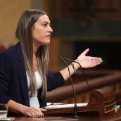 La vicepresidenta de Junts, Miriam Nogueras