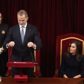 El Rey Felipe VI en el Congreso.