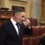 El líder de Vox, Santiago Abascal, en el Congreso