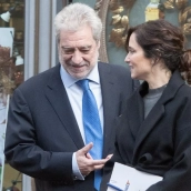 Isabel Díaz Ayuso, presidenta de la Comunidad de Madrid, junto a Miguel Ángel Rodríguez