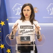 EuropaPress 7299595 secretaria general podemos ione belarra camiseta constitucion lee cumplirla