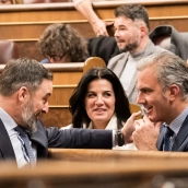 Santiago Abascal y Javier Ortega Smith Santiago Abascal y Javier Ortega Smith