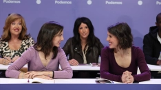 Ione Belarra e Irene Montero, en el Consejo Ciudadano de Podemos