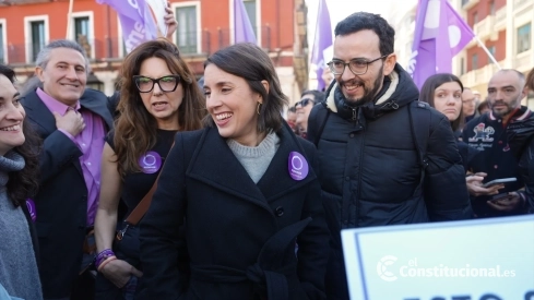 La secretaria política de Podemos y eurodiputada, Irene Montero