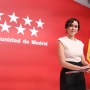 La presidenta de la Comunidad de Madrid, Isabel Díaz Ayuso, comparece ante los medios de comunicación