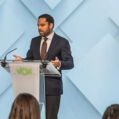 El secretario general de Vox, Ignacio Garriga.