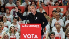 Zapatero, en un mitin del PSOE