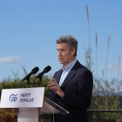 El presidente del PP, Alberto Núñez Feijóo