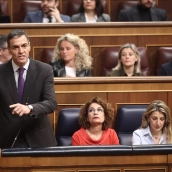 El presidente del Gobierno, Pedro Sánchez