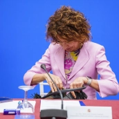 La vicepresidenta primera, María Jesús Montero