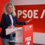 La portavoz de la CEF, Montse Mínguez, ofrece una rueda de prensa