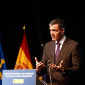 El presidente del Gobierno, Pedro Sánchez. 
