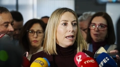 La presidenta de la Junta de Extremadura en funciones, María Guardiola. Carlos Criado / Europa Press