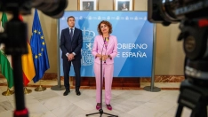 La vicepresidenta primera y ministra de Hacienda, María Jesús Montero. Francisco J. Olmo / Europa Press