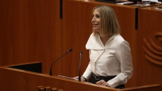 María Guardiola, en su discurso de investidura en la Asamblea de Extremadura