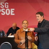 El secretario general del PSOE en Galicia, Gómez Besteiro