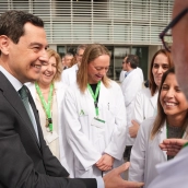 El presidente de la Junta de Andalucía, Juanma Moreno. María José López / Europa Press