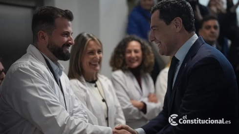 El presidente de la Junta de Andalucía, Juanma Moreno.