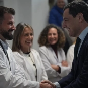 El presidente de la Junta de Andalucía, Juanma Moreno.