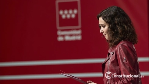 La presidenta de la Comunidad de Madrid, Isabel Díaz Ayuso