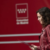 La presidenta de la Comunidad de Madrid, Isabel Díaz Ayuso