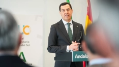 El presidente de la Junta de Andalucía, Juanma Moreno.