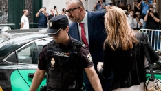 El exasesor del exministro José Luis Ábalos Koldo García sale de declarar en el Tribunal Supremo, a 23 de junio de 2025. Carlos Luján / Europa Press