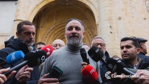 El líder de Vox, Santiago Abascal (Foto Vox)