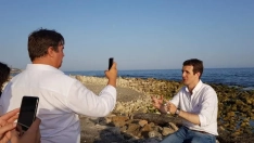 José Antonio Sánchez junto a Pablo Casado. 