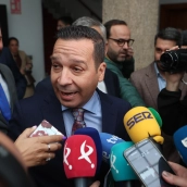 El líder de Vox en Extremadura, Óscar Fernández. Jorge Armestar / Europa Press