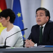 el ministro de Exteriores, José Manuel Albares. Alejandro Martínez Vélez / Europa Press